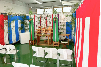 イベント施工の様子2